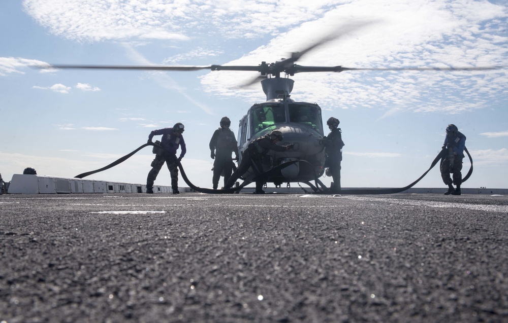 USS New York (LPD 21) conducts COMPTUEX