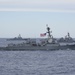 Destroyers Sail In Formation