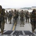 Paratroopers board C-17 ramp