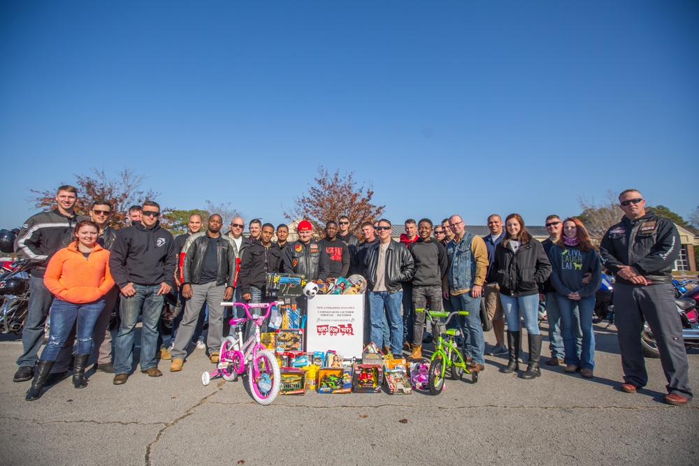Toys For Tots motorcycle ride