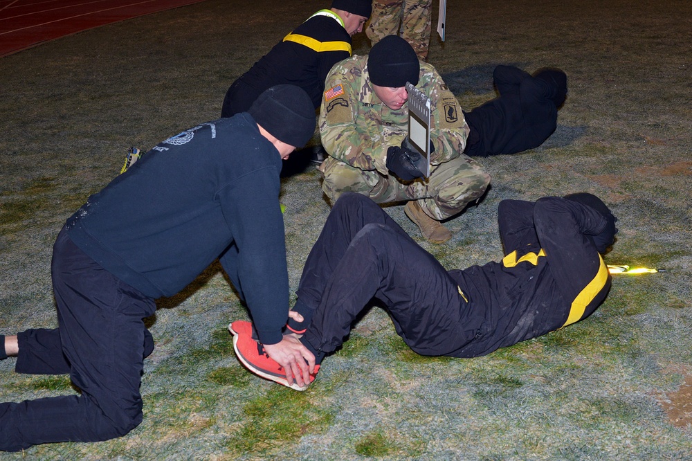 PX/XO Academy training and PT on the obstacle course of Caserma Del Din Vicenza December 04 2017