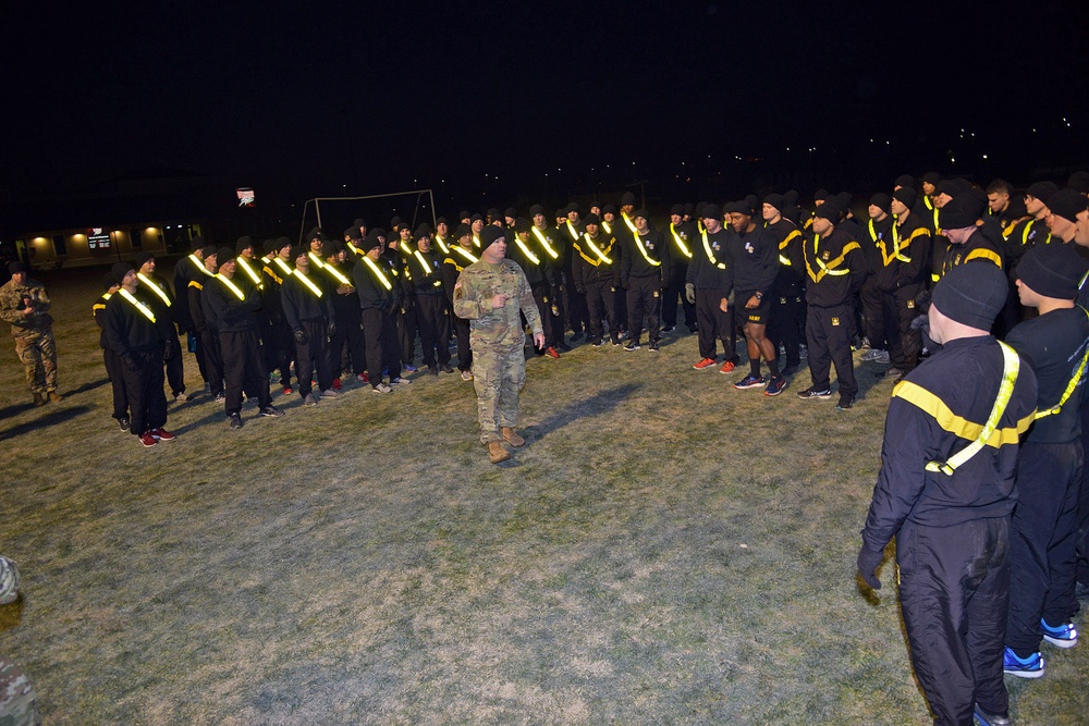 PX/XO Academy training and PT on the obstacle course of Caserma Del Din Vicenza December 04 2017