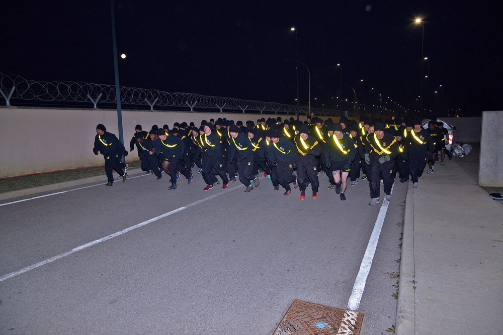 PX/XO Academy training and PT on the obstacle course of Caserma Del Din Vicenza December 04 2017