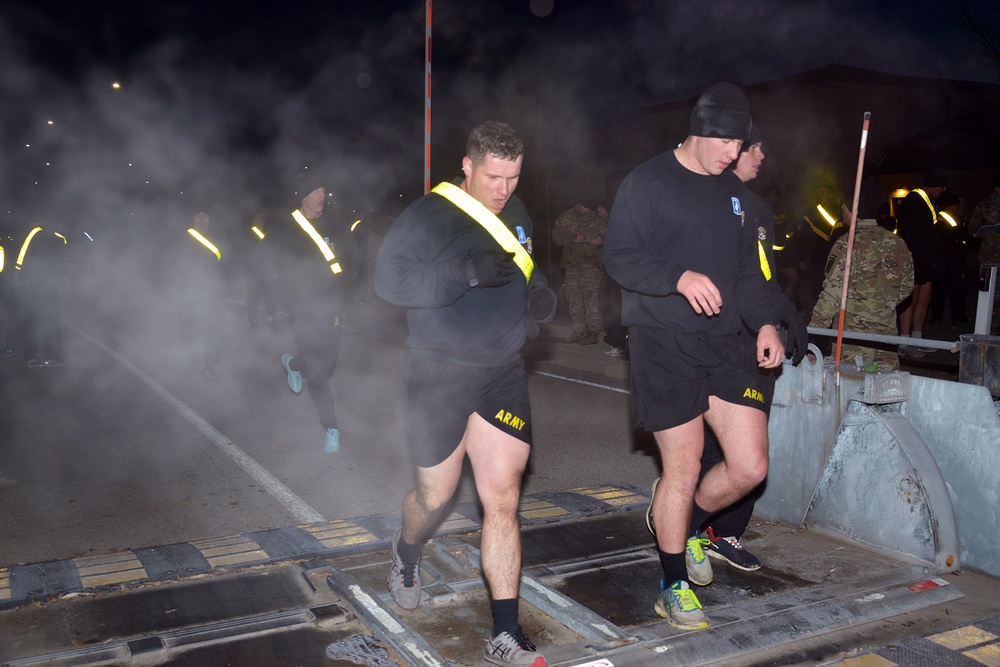 PX/XO Academy training and PT on the obstacle course of Caserma Del Din Vicenza December 04 2017