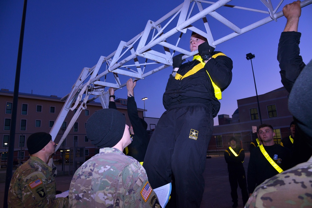 PX/XO Academy training and PT on the obstacle course of Caserma Del Din Vicenza December 04 2017