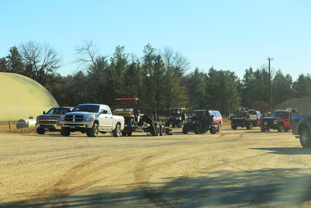 Late-fall Prescribed Burn at Fort McCoy
