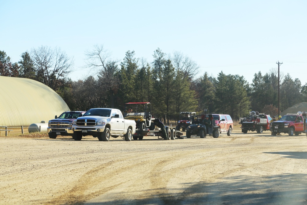 Late-fall Prescribed Burn at Fort McCoy