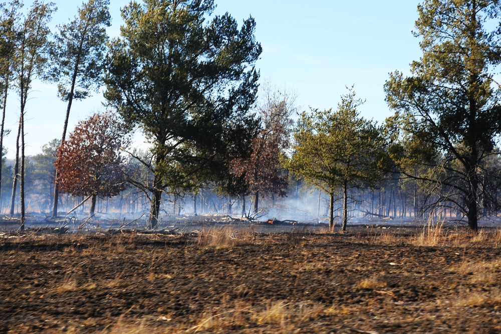 Late-fall Prescribed Burn at Fort McCoy