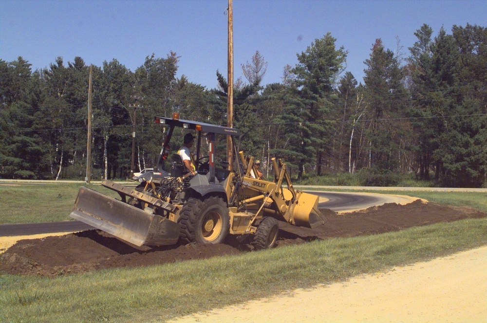 Fort McCoy running track August 2000