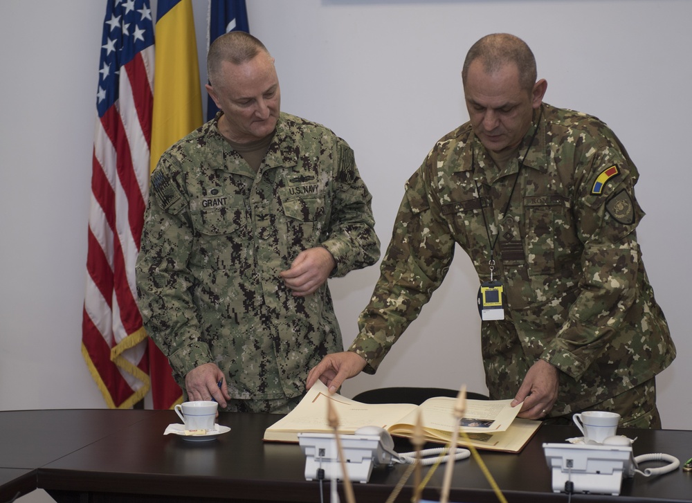 NSF Deveselu PCO Visits Romanian 99th Military Base