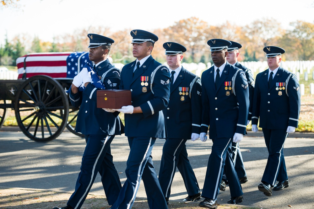 Graveside Service for Lt. Col. (ret.) William Hellkamp in Section 55