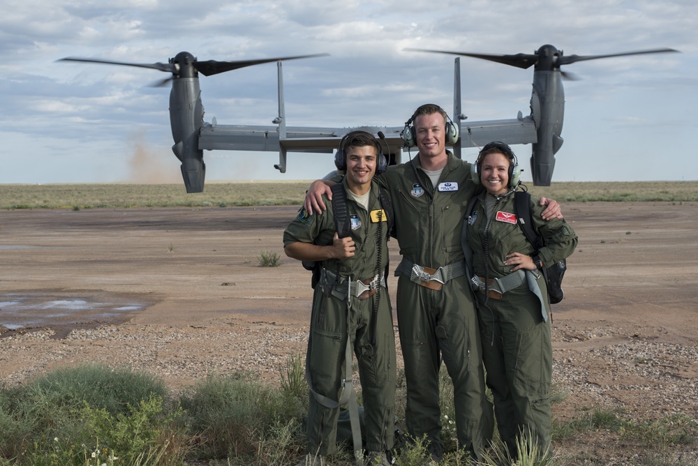 AF Academy cadets visit Cannon AFB