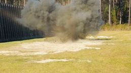 Eliminating the threat: EOD conducts low-order demolition range