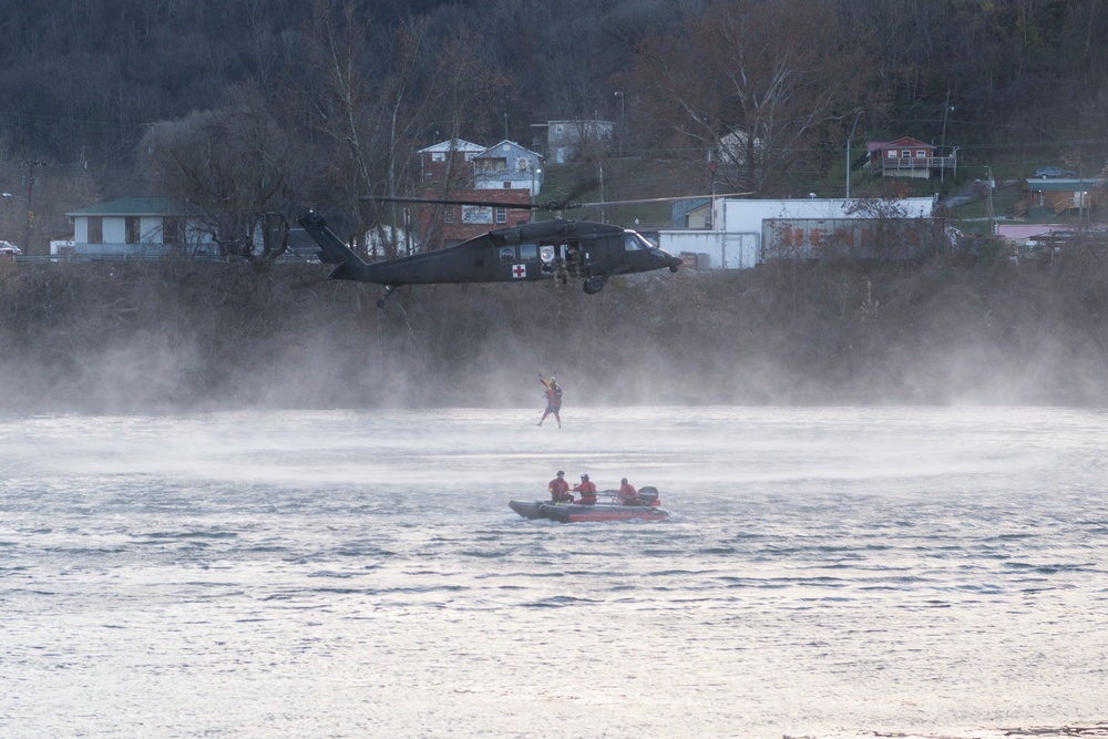 WVNG Swift Water Exercise