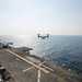 MV-22 Osprey prepares to land on USS America’s flight deck