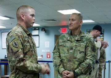 The 61st Adjutant General visits Camp Arifjan