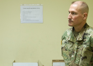 The 61st Adjutant General visits Camp Arifjan