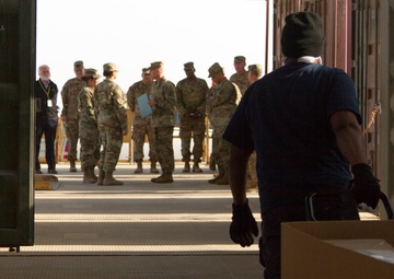 The 61st Adjutant General visits Camp Arifjan
