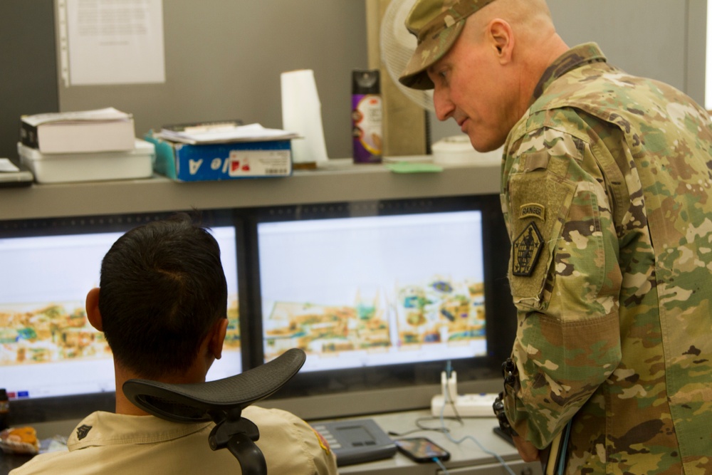 The 61st Adjutant General visits Camp Arifjan