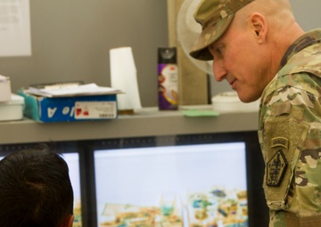 The 61st Adjutant General visits Camp Arifjan