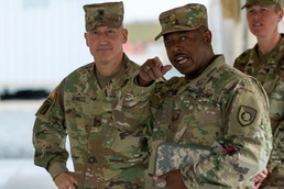 The 61st Adjutant General visits Camp Arifjan