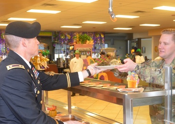 Gryphon Brigade celebrate Thanksgiving with Soldiers in style