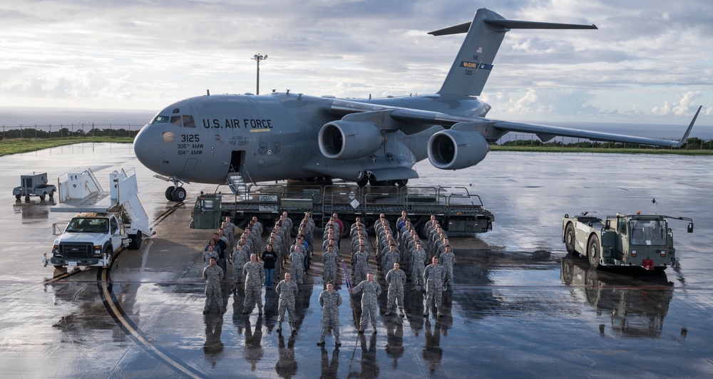 734th Air Mobility Squadron group photo