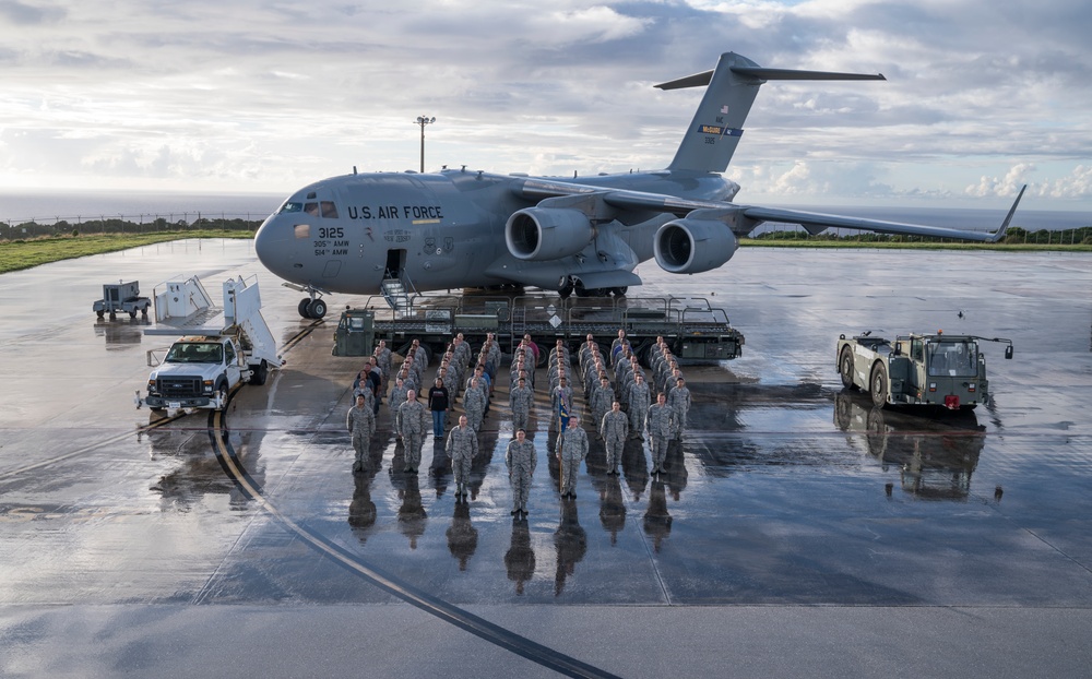 734th Air Mobility Squadron group photo