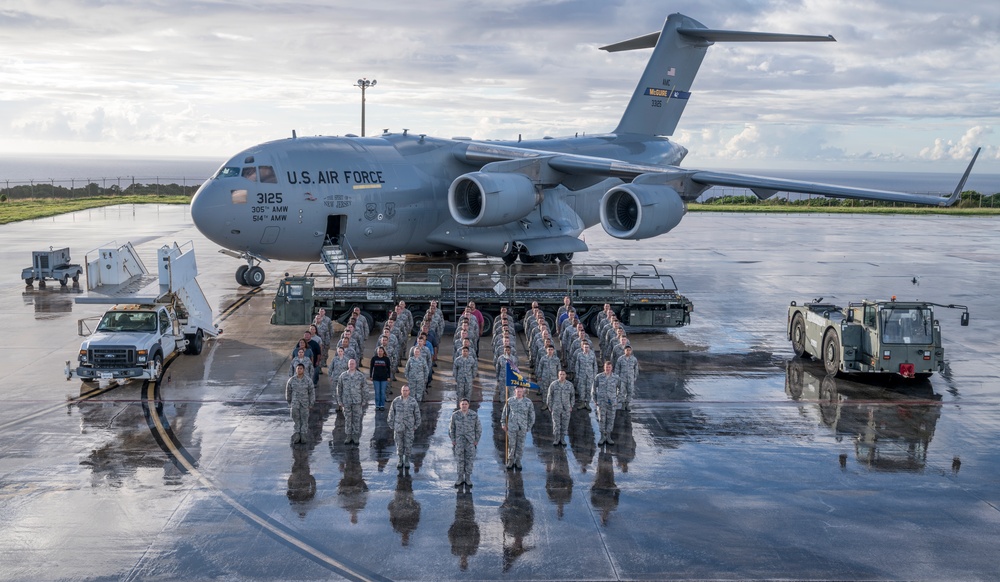 734th Air Mobility Squadron group photo