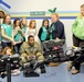 Army Reserve Soldiers help Girl Scouts learn about robots
