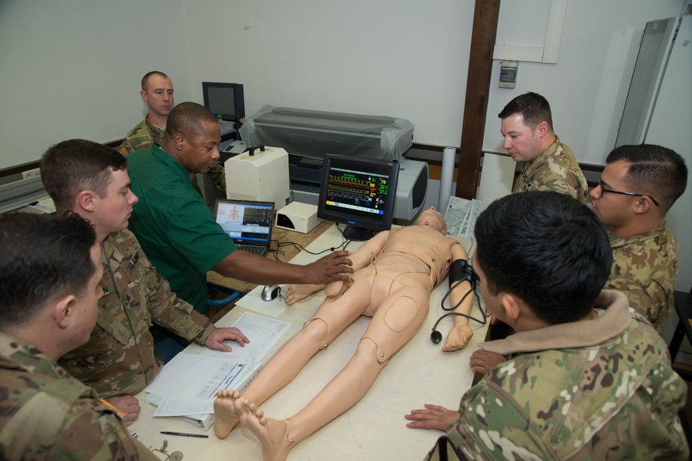 Medical simulation training