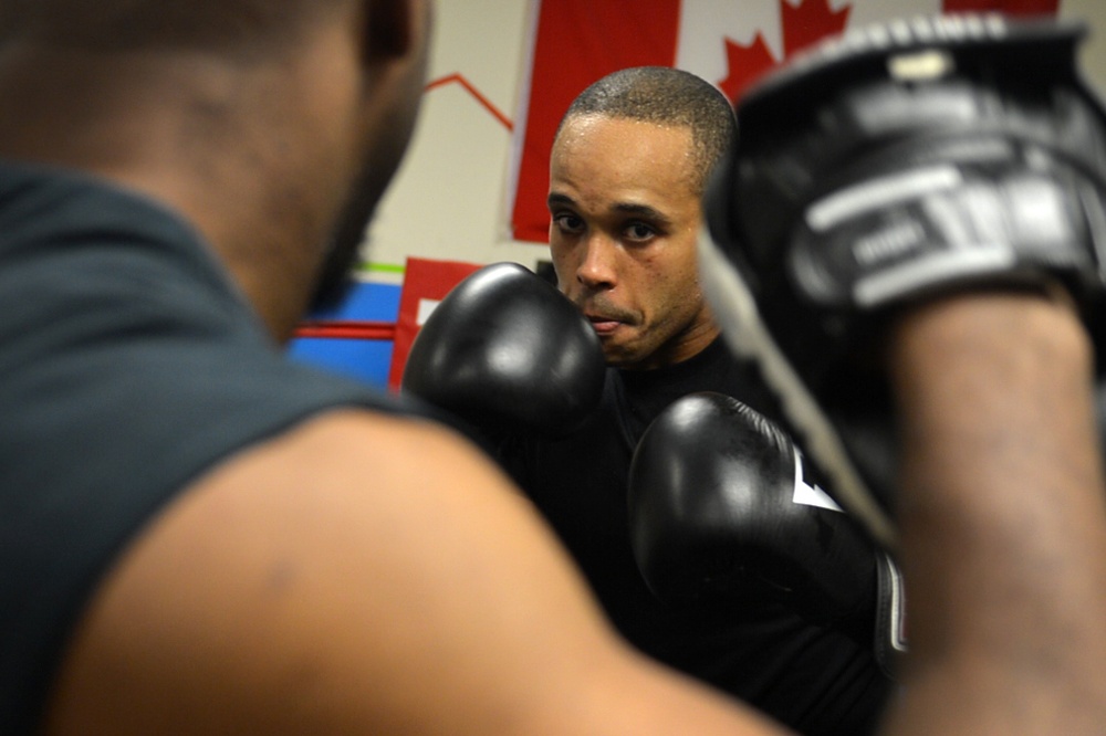 Airman lunges for knockout debut