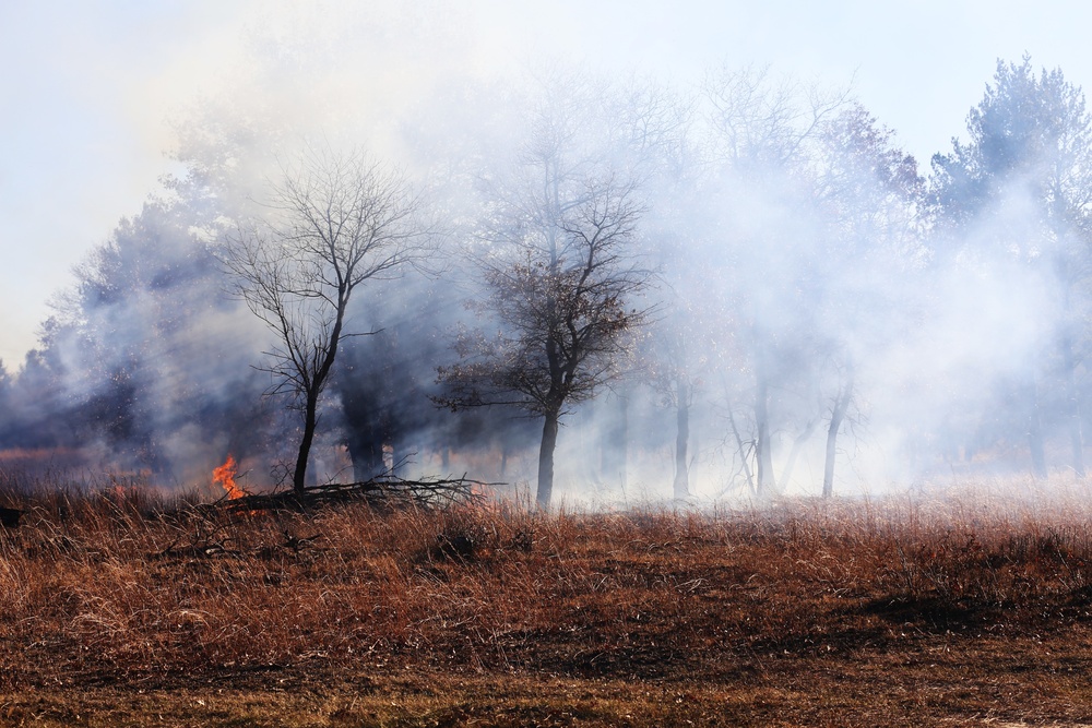 Late-Fall 2017 Prescribed Burn at Fort McCoy