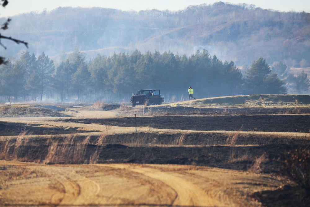 Late-Fall 2017 Prescribed Burn at Fort McCoy