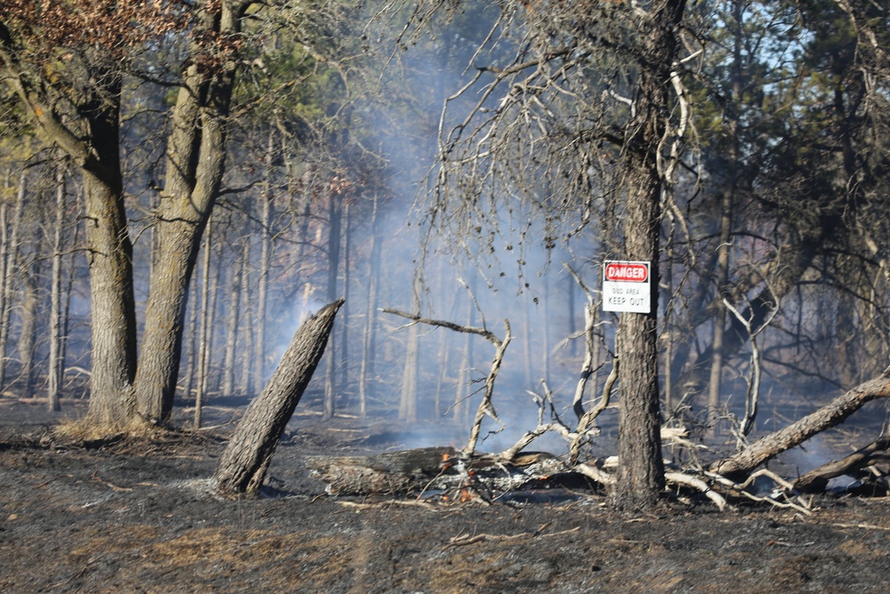 Late-Fall 2017 Prescribed Burn at Fort McCoy