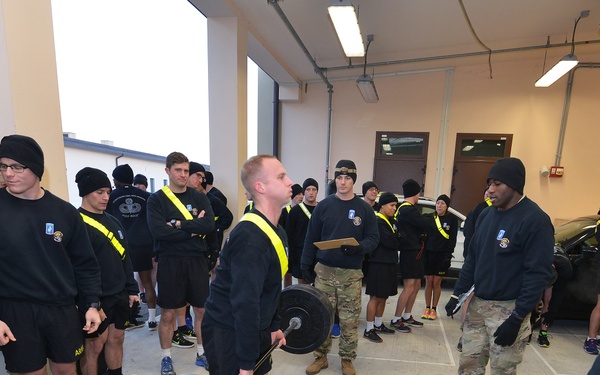 PL/XO Academy training and PT at Caserma Del Din Vicenza December 05, 2017