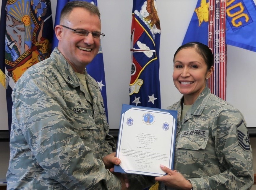 VanDeusen Promoted to Senior Master Sergeant