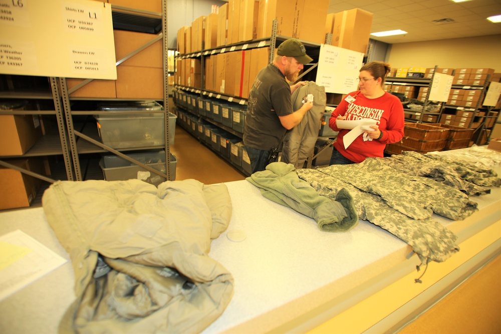 Fort McCoy's Central Issue Facility supports cold-weather training with equipment-issue capability