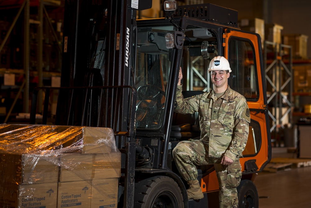 U.S. Army Reserve military occupational specialty photo shoot