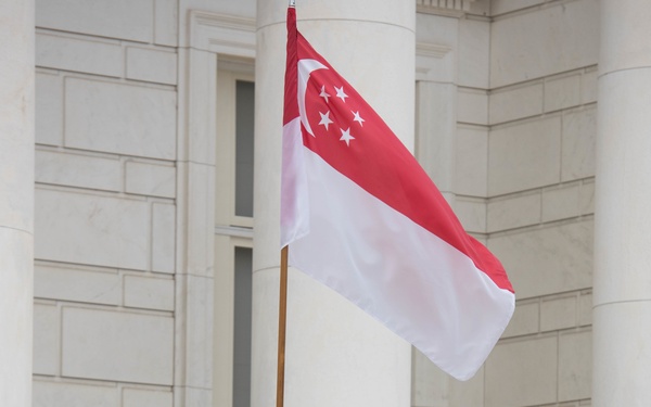 Singapore Chief of Defense Wreath Laying Ceremony