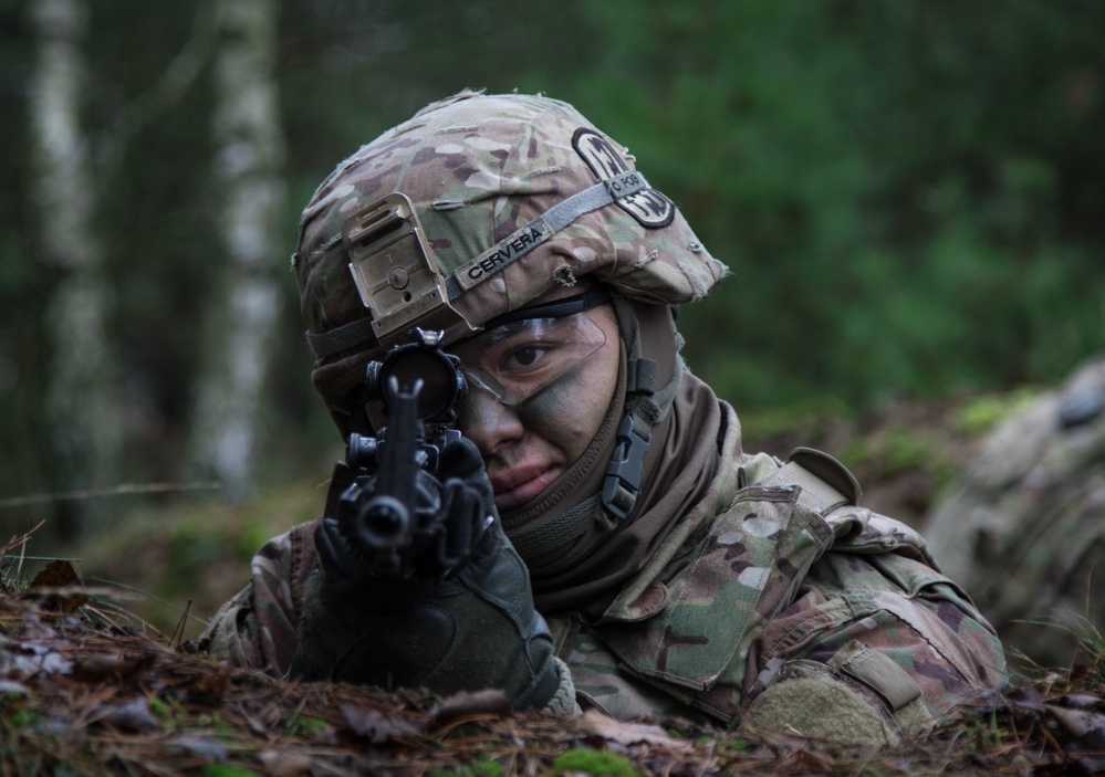 First Lightning Soldiers train in Poland