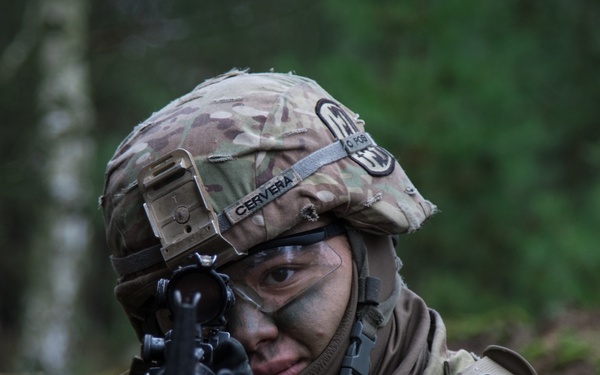 First Lightning Soldiers train in Poland