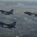 Hill F-35s, Kunsan F-16s train together over South Korea