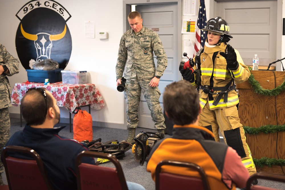 Strengthening a community: honorary commanders visit the 934th AW