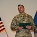 Command Sgt. Maj. Gianotti receives the Legion of Merit