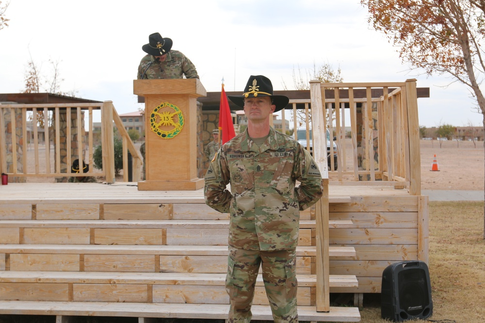 2nd Squadron, 13th Cavalry Regiment change of responsibility