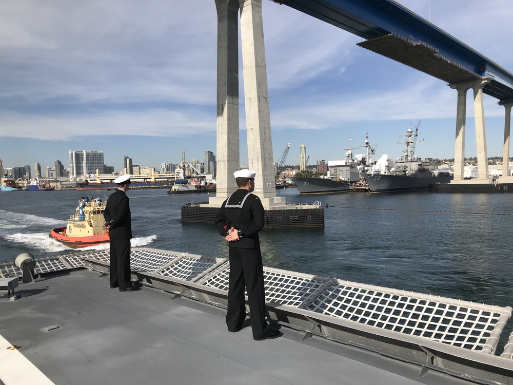 USS Coronado (LCS 4) returns from 18 month deployment