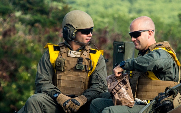 CAC conducts long range swim training exercise