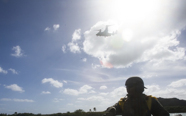 CAC conducts long range swim training exercise