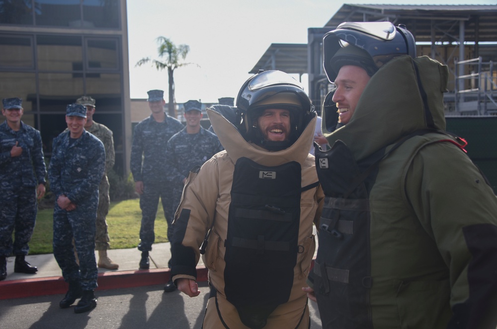 WWE Superstars Visit Sailors in San Diego